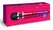 le Wand Diecast Plug-In Ombre Compact Massage Wand, 20 Modes, Silver