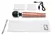 Le Wand Die Cast Rechargeable Massage Wand Rose Gold Compact 29cm
