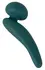 Sweet Smile Flexible Wand Compact Rechargeable Massager, 10 Modes, Black