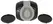 You2Toys Vibrating Squeezable Donut Intimate Machine Black 10.3cm