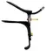 Fetish Collection Speculum Air & Liquid Tube Black-Gold 15cm Steel