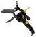 Fetish Collection Speculum Air & Liquid Tube Black-Gold 15cm Steel