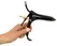 Fetish Collection Speculum Air & Liquid Tube Black-Gold 15cm Steel