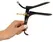 Fetish Collection Speculum Air & Liquid Tube Black-Gold 15cm Steel