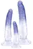 Crystal Clear Set of 3 Transparent Intimate Models with Suction Base PVC