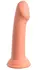 Dillio Platinum Big Hero Flexible Silicone Model Peach 17 cm