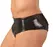 LateX Men's Latex Briefs Black M/L with Integrated Insertable Element