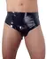 LateX Men's Latex Briefs L with Integrated Inflatable System, Black