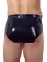 LateX Men's Latex Briefs L with Integrated Inflatable System, Black