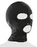 LateX Classic Head Mask Black 0.4mm Natural Rubber, Eye & Mouth Openings