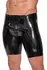 LateX Men's Black Latex Pants with Full-Length Zipper 2XL