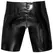 LateX Men's Black Latex Pants with Full-Length Zipper 2XL