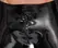 LateX Men's Latex Pants with Front-to-Back Zip XL Black 0.4mm