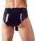 LateX Men's Latex Briefs XL with Integrated Textured Sleeve