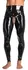 LateX Men's Latex Leggings L with Anatomical Front Opening, Black