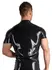 Cottelli Collection Men's Latex Shirt M with Zipper, Black