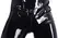 LateX Men's Latex Jumpsuit L Black with Front Zipper