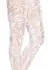 Leg Avenue Seamless Floral Lace Pantyhose - Elegant Pattern, One Size