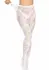 Leg Avenue Seamless Floral Lace Pantyhose - Elegant Pattern, One Size