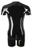 LateX Men's Latex Body Playsuit M Black 0.4mm 3-Way Zipper