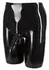 LateX Men's Latex Cycling Shorts 2XL Anatomical Pouch Black