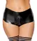 LateX Pants XL with Full-Length Front-to-Back Zipper - Black 0.35mm