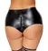 LateX Pants XL with Full-Length Front-to-Back Zipper - Black 0.35mm
