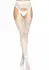 Leg Avenue Heart Net Suspender Hose with Garterbelt, Black, One Size
