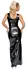 LateX Maxi Latex Dress Black 2XL - Sleek Rubber Evening Gown