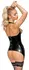LateX Cami Suspender Open Cup XL - Adjustable Natural Latex Bodysuit