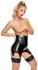 LateX Classic Black Suspender Belt S - Natural Latex, Adjustable Clips
