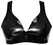 LateX Bustier 2XL Black Natural Rubber Adjustable Closure
