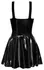 LateX Mini Dress Black S - Classic Tapered Rubber Outfit