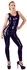 LateX Black Latex Catsuit 2XL - Flexible 3-Way Zipper Bodysuit
