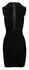 Cottelli Collection Latex Dress Black XL - Sleeveless, Stand-Up Collar