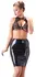 LateX Classic Black Latex Skirt XL Knee-Length Slim Fit 0.35mm