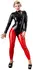 LateX Black Bodysuit XL with Dual Zipper and Long Sleeves