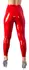 LateX Red Waist-High Latex Leggings XL 0.35mm Glossy Finish