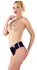 LateX Black Crotchless Briefs S-L - Skin-Tight Natural Rubber Design