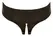 LateX Black Crotchless Briefs S-L - Skin-Tight Natural Rubber Design