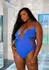 Plus Shredded Racer Back Thong Bodysuit - Seamless Comfort, Black