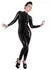 LateX Catsuit Black S - Long Sleeve, Stand-Up Collar, Zip System