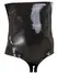 LateX Waist-High Latex Briefs 2XL Black - Anatomic Open Design