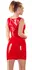 LateX Classic Sleeveless Red Dress S 0.4mm Natural Latex