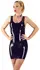 Cottelli Collection Latex Mini Dress Black L - Sleek Sleeveless Design