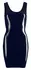 Cottelli Collection Latex Mini Dress Black L - Sleek Sleeveless Design