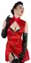 LateX Elbow-Length Shiny Latex Gloves M Black 0.35mm