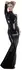 Cottelli Collection Latex Dress Black Size M Reversible Zip Design