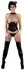 ZADO Latex Waist Cincher Black M - Shaping Corset with Lacing