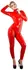 LateX Full Body Catsuit Red L - Natural Latex, Anatomical Fit